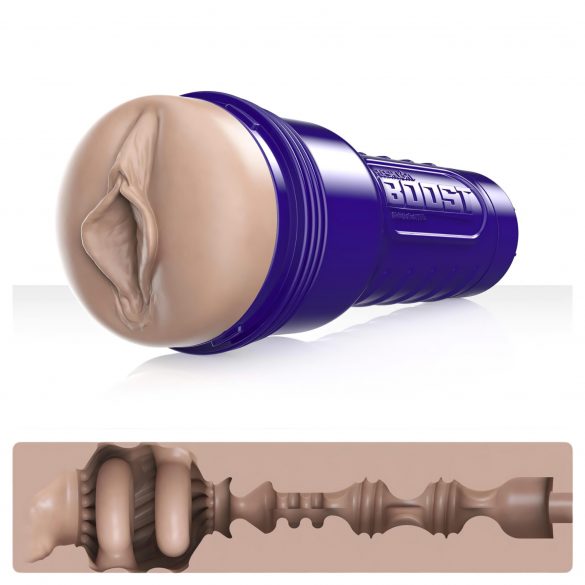 Fleshlight Boost Bang - levensechte vaginamasturbator (natuurlijk)