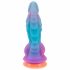 Beasty Cocks - buitenaardse siliconen dildo (blauw-oranje)