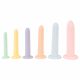 Zes op een Rij - dildo trainer set - 6 stuks (kleurrijk)