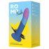 ROMP Piccolo - flexibele siliconen dildo (blauw-paars)