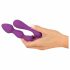 You2Toys - Flexibele anale dildo met bolletjes - (paars)