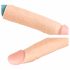 Lonely Max - realistische vibrator (17cm) - naturel