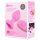 b-vibe heart - oplaadbare, draadloze anale vibrator (roze)