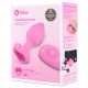 b-vibe heart - oplaadbare, draadloze anale vibrator (roze)