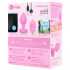 b-vibe heart - oplaadbare, draadloze anale vibrator (roze)