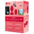 b-vibe heart - oplaadbare, draadloze anale vibrator (rood)