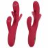 Smile - clitorale tril-massager met tong (rood)