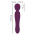 You2Toys Grande - oplaadbare massage vibrator (bordeaux)