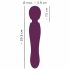 You2Toys Grande - oplaadbare massager vibrator (bordeaux)