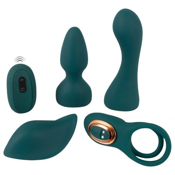 Stelletjeskeuze - 4-in-1 veelzijdige afstandsbediening vibrator (turkoois)