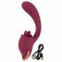 Javida - tong 2in1 vibrator (bordeaux)