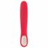 Smile Thumping Konijn - herlaadbare vibrator met 3 motoren (rood)