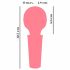 You2Toys Mini Wand - oplaadbare massagevibrator (roze)