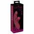 Javida 2 Function Rabbit - oplaadbare vibrator met clitorisarm (rood)