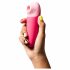 ROMP Shine X - oplaadbare luchtdruk clitoris stimulator (roze)