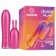 Durex Tease & Vibe - staafvibrator met konijnenoor clitorisstimulator (roze)