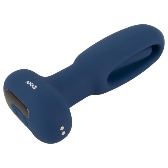 ANOS - Anale vibrator met tongfunctie (blauw)