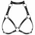 Obsessive A740 - halsband decor bodyharnas (zwart) - S-L