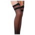 Passion ST002 - elegante zwarte panty - L/XL