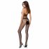 Passion BS048 - open net body met halsterband (zwart) - S-L