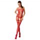 Passion BS054 - bloemnet set (rood) - S-L