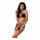 Passion Morgan - decoratieve lichaamsgordel set - 3-delig (zwart) - L/XL