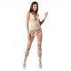 Passion BS058 - open net overall (wit) - S-L