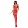 Passion BS069 versierde open net bodysuit (rood) - S-L