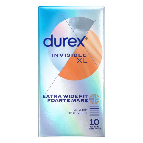 Durex Invisible XL - extra grote condooms (10 stuks)