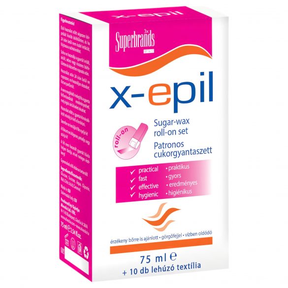 X-Epil - suikerwas set met patroon