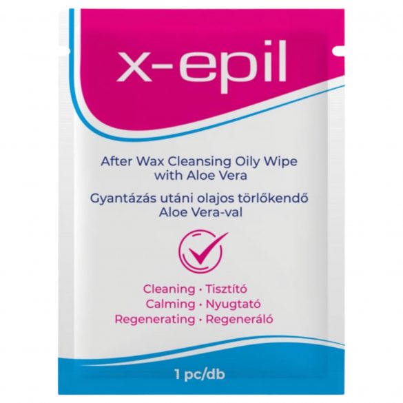 X-Epil - Olie doekje na ontharing (1st) - Aloe Vera