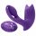 Inya Bump-N-Grind - 2-in-1 verwarmde clitoris vibrator met radio (paars)