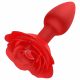 Lonely Rose Plug - oplaadbare draadloze anale vibrator (rood)