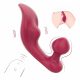 Sex HD Chomper - oplaadbare, waterdichte clitoris- en anaal vibrator (rood)