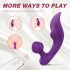 Sex HD Chomper - oplaadbare, waterdichte clitoris- en anaal vibrator (paars)