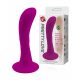 Pretty Love Anal Plug - zuignap, gebogen anale dildo (roze)