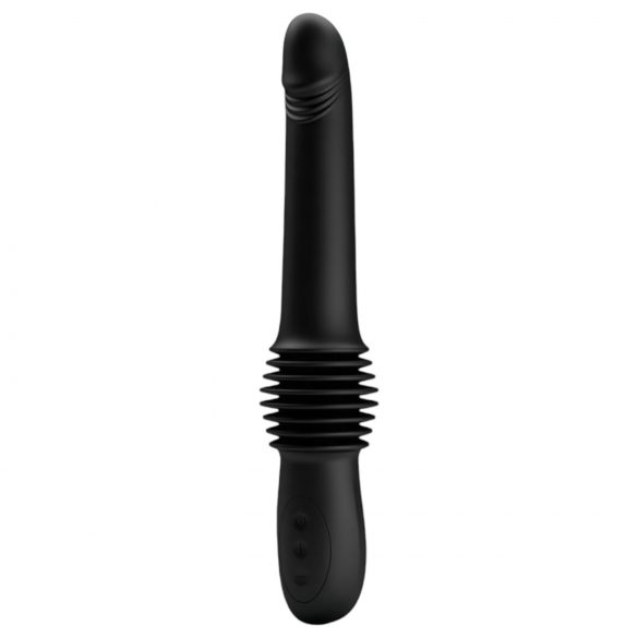 Pretty Love Pazuzu - eikel duw vibrator (zwart)