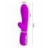 Pretty Love Thomas - oplaadbare, clitorisstimulator vibrator (roze)