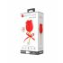 Pretty Love Rose Lover - oplaadbare 2-in-1 clitoris vibrator met tong (rood)