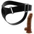 Pretty Love Harness - universele strap-on met dildo - 17 cm (zwart)