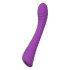 Sex HD Sunshine - heroplaadbare, geribbelde G-spot vibrator (paars)