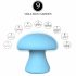 Magic Mushroom - oplaadbare gezichtsmassager (blauw)