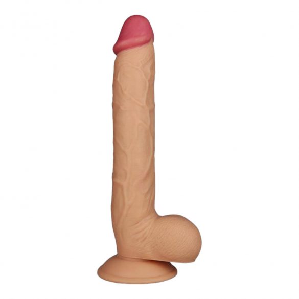 Lovetoy King-Size - realistische dildo met zuignap - 25cm (natuurlijk)