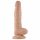 Lovetoy Real Extreme - zuignap, met ballen dildo - 21 cm (natuurlijk)