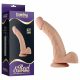 Lovetoy Real Extreme - staande, met ballen G-punt dildo - 21cm (natuurlijk)