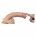 Lovetoy Real Extreme - staande, met ballen G-punt dildo - 21cm (natuurlijk)