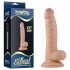 Lovetoy Real Extreme - dildo met zuignap en testikels voor G-spot stimulatie - 19 cm (natuurlijk)