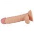 Lovetoy Real Extreme - dildo met zuignap en testikels voor G-spot stimulatie - 19 cm (natuurlijk)