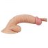 Lovetoy Real Extreme - dildo met zuignap en testikels voor G-spot stimulatie - 19 cm (natuurlijk)