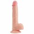 Lovetoy Nature Dildo - zuignap - 21cm (natuurlijk)